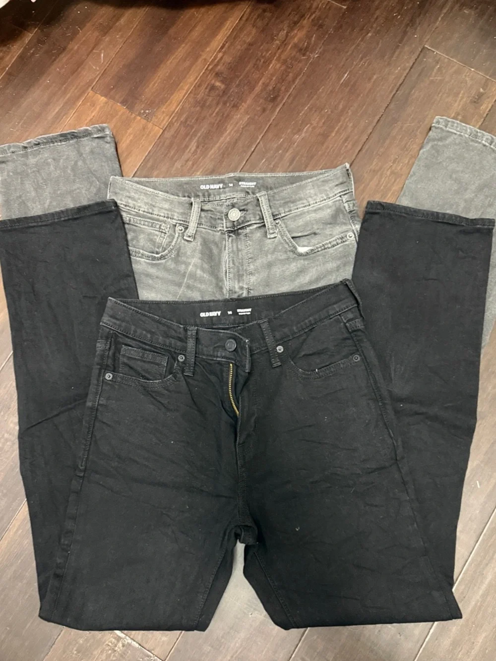 Old Navy Boys Jeans Duo — Black & Gray